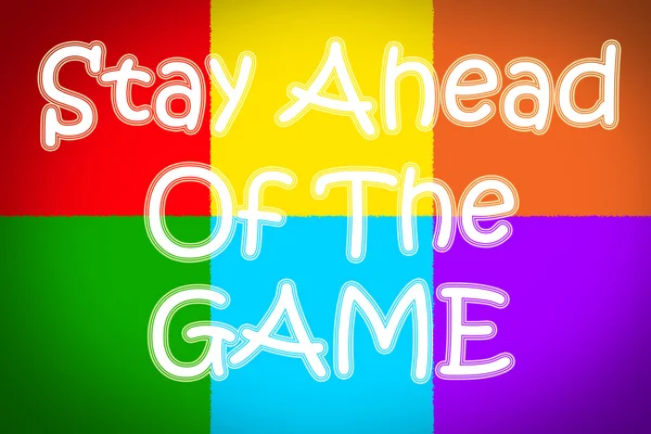 Stay Ahead Of The Game Concept — Stock Photo, Image