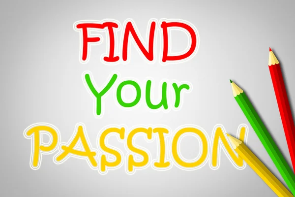 Find Your Passion Concept — Stock Photo, Image