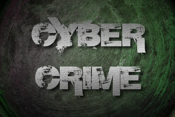 Pojęcie przestępczości Cyber — Zdjęcie stockowe