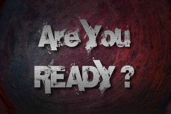 Are You Ready Concept — Stock Photo, Image