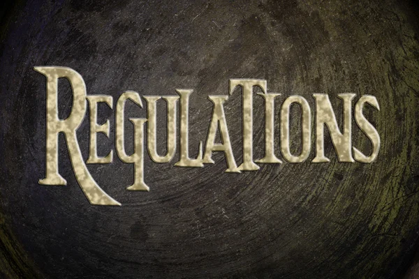 Koncepcja regulacji — Zdjęcie stockowe