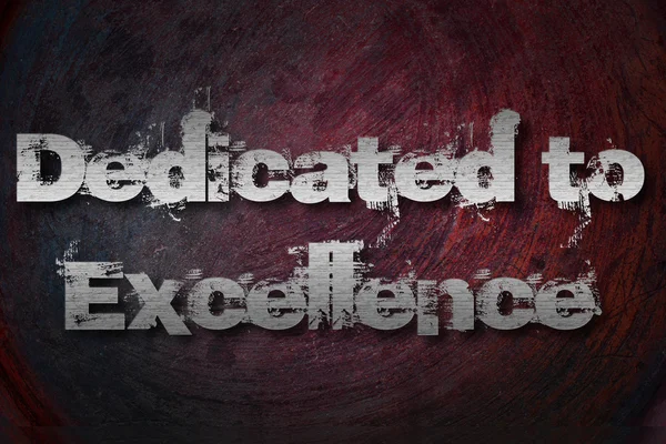 Dedicado al concepto de excelencia — Foto de Stock