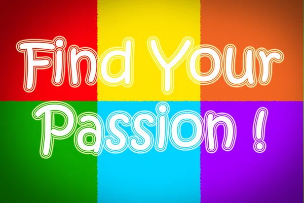 Trouvez votre concept de passion — Photo