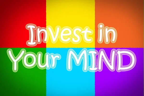 Invest In Your Mind Concent — Stock Photo, Image