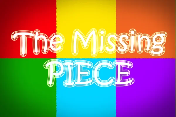 The Missing Piece Concept — Stock Photo, Image