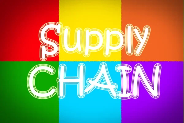 Supply chain concept — Stockfoto