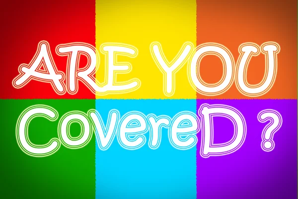 Are You Covered Concept — Stock Photo, Image