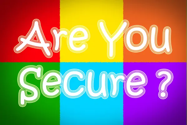 Are You Secure Concept — Stock Photo, Image