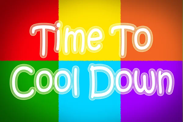 Time To Cool Down Concept — Stock Photo, Image