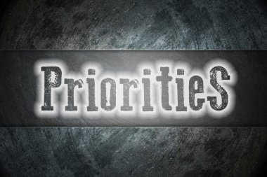 öncelikleri kavramı