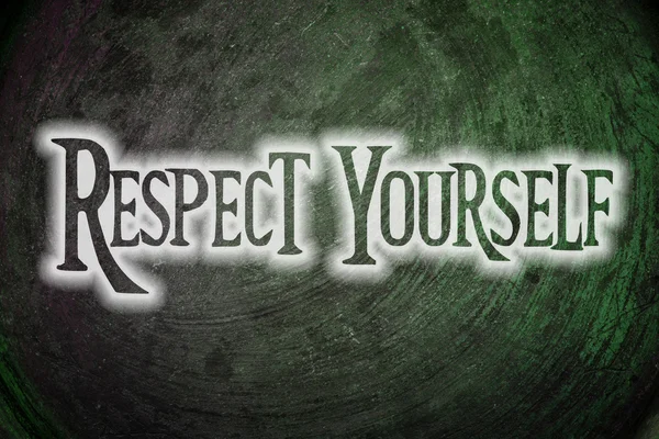 Respect Yourself Concept — Stock Photo, Image