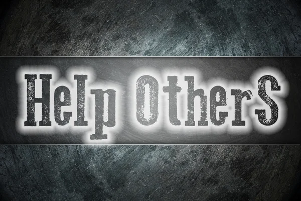Help Others Concept — Stock Photo, Image