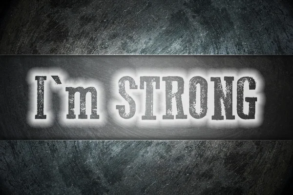 I Am Strong Concept — Stock Photo, Image