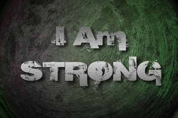 I Am Strong Concept — Stock Photo, Image