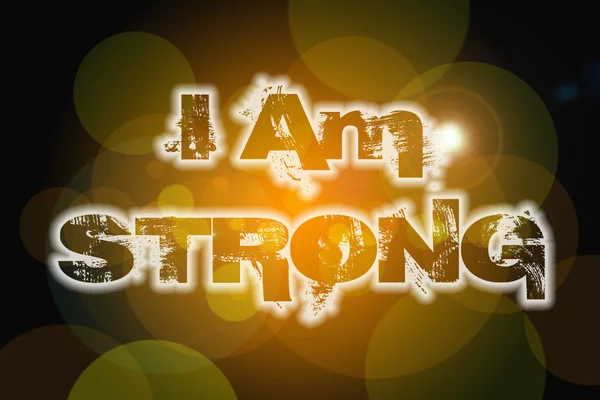 I Am Strong Concept — Stock Photo, Image