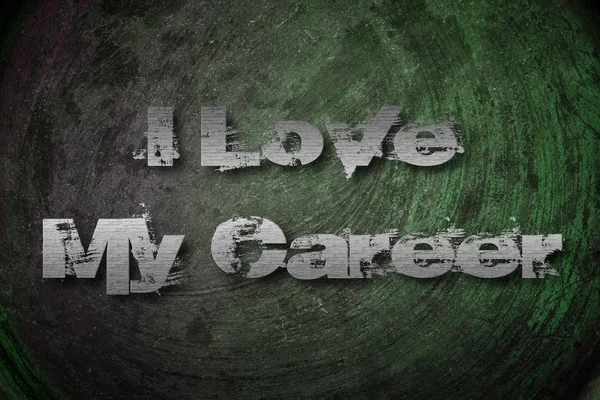 I Love My Career Concept — Stock Photo, Image