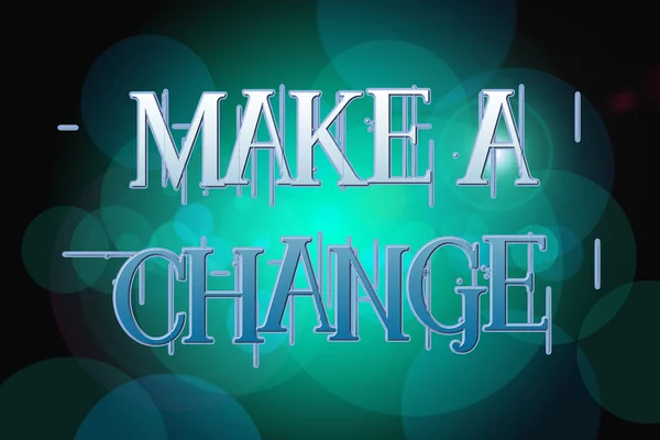 Vintage bokeh arka plan, işareti kavramı üzerinde bir değişiklik kelime