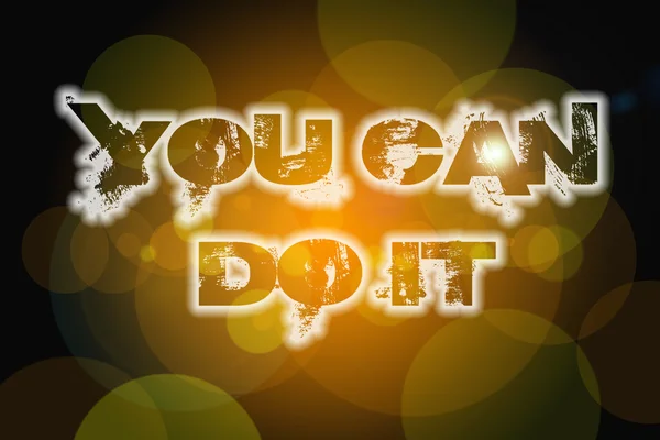 You can do it concept — Stock Photo, Image