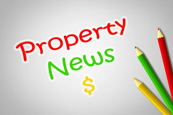 Property News Concetto — Foto Stock