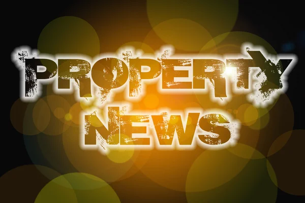 Property News Konzept — Stockfoto