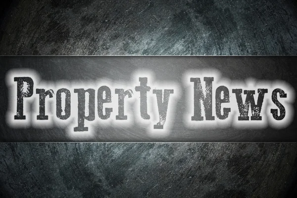 Property News Konzept — Stockfoto