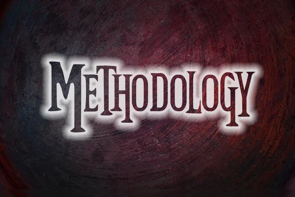 Metodologia Conceito — Fotografia de Stock