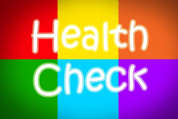 Health Check Concept — Stock Photo, Image