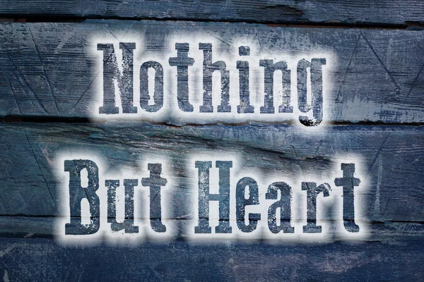 Nada além do conceito de coração — Fotografia de Stock