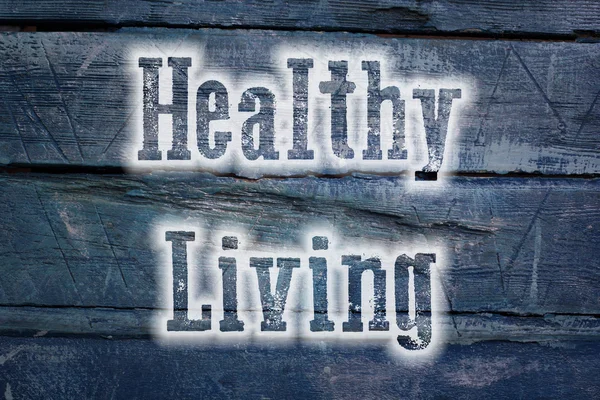Hälsosamt levande koncept Stockbild