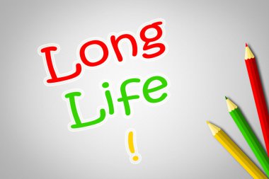 uzun yaşam konsepti