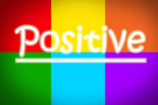 Concepto de pensamiento positivo — Foto de Stock