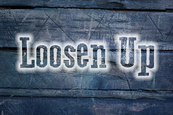 Loosen Up Concept — Stock Photo, Image