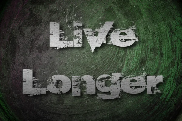 Żyć dłużej koncepcja — Zdjęcie stockowe