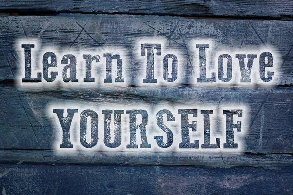 Learn To Love Yourself Concept — Stock Photo, Image