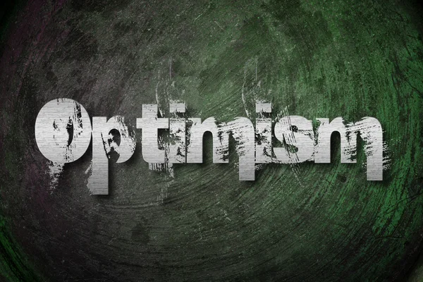 Optimism koncept — Stockfoto