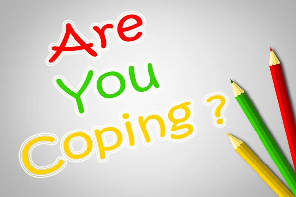 Are You Coping Concept — Stock Photo, Image