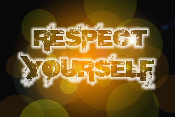 Respect Yourself Concept — Stock Photo, Image