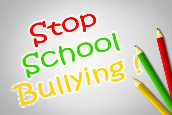 Pare o conceito de bullying — Fotografia de Stock