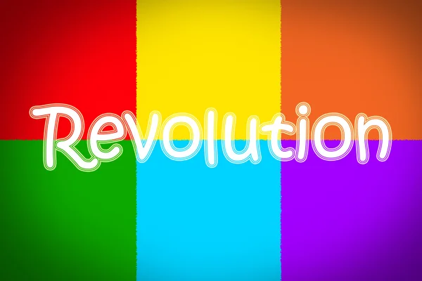 Revolutie concept — Stockfoto