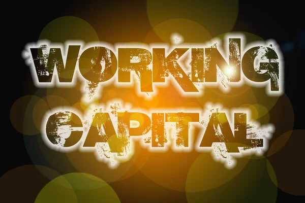 Conceito de Capital de Trabalho — Fotografia de Stock