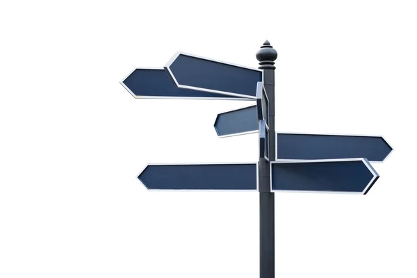 Beyaz bir arka plan üzerinde izole boş işareti etiket 