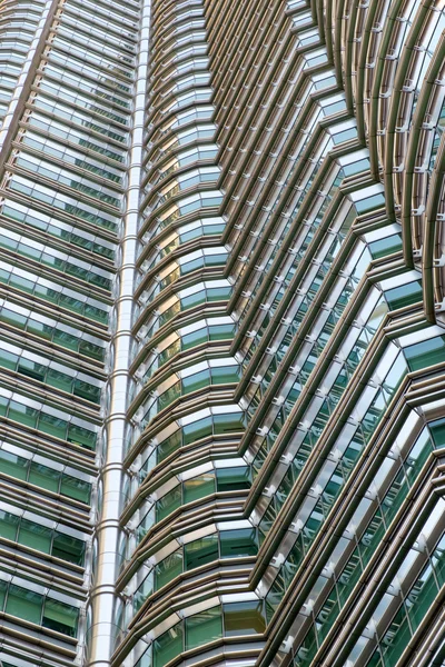 Petronas ikiz kuleleri mimari dış detayını kadar kapatın