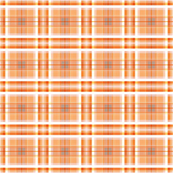 Motif Sans Couture Carreaux Une Combinaison Rayures Carrés Couleurs Orange — Image vectorielle