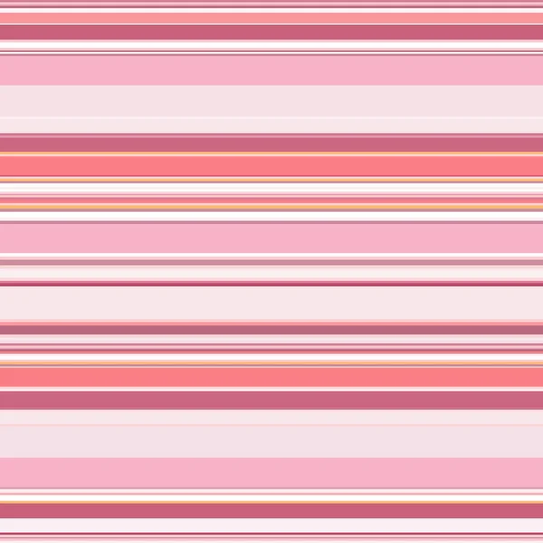 Gestreept Naadloos Patroon Horizontale Lijnen Strepen Vector Geometrische Print Roze — Stockvector