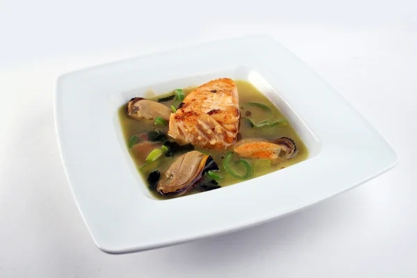 Seafoods soup — Stock Photo, Image