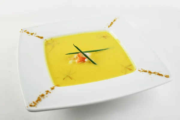 Crema de sopa de calabaza Imagen De Stock