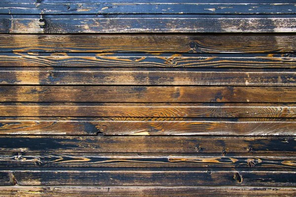 Parete Legno Materiale Sfondo Texture Modello Del Legno Linee Orizzontali — Foto Stock