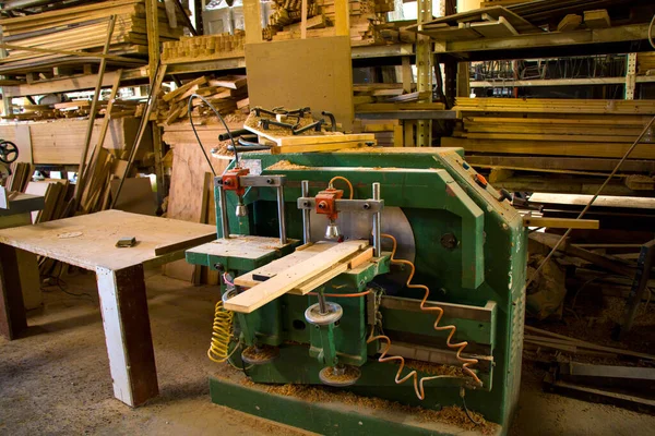 Tbilisi Georgia October 2020 Factory Wooden Metal Materials — Stock Photo, Image