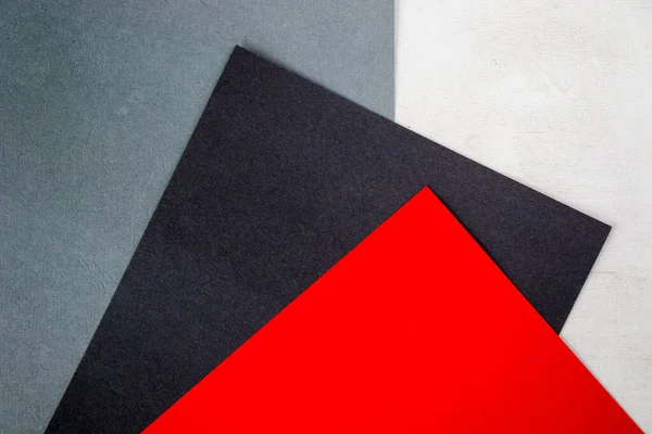 Papel Vermelho Cinza Preto Branco Fundo Textura — Fotografia de Stock