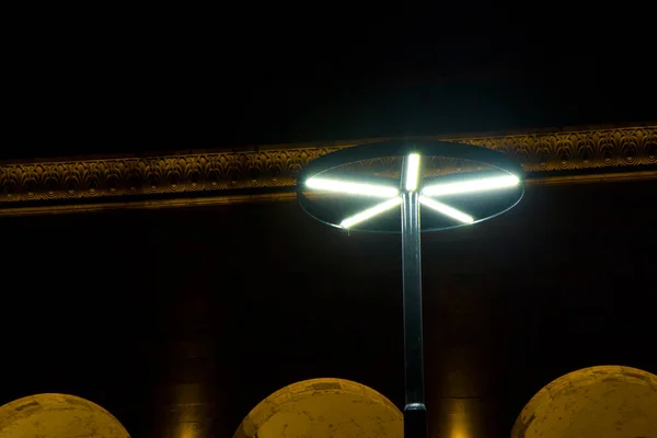 Вуличне Нічне Світло Тбілісі Грузія — стокове фото
